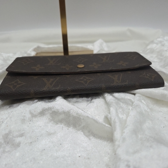 Louis Vuitton Monogram Portefeiulle Sarah Long Wallet Bifold Brown - Picture 4 of 11